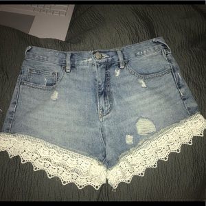 Free people jean shorts